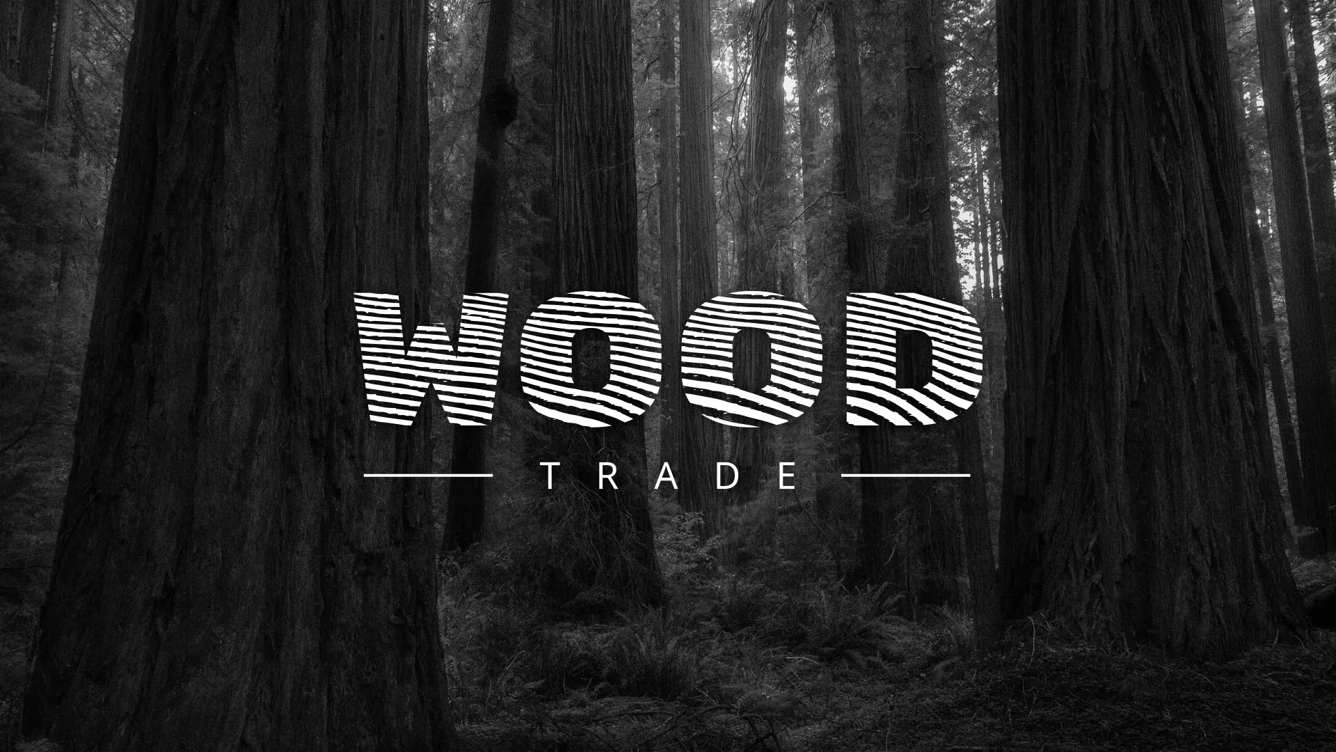Разработка логотипа для компании «Wood Trade» в Рыбном